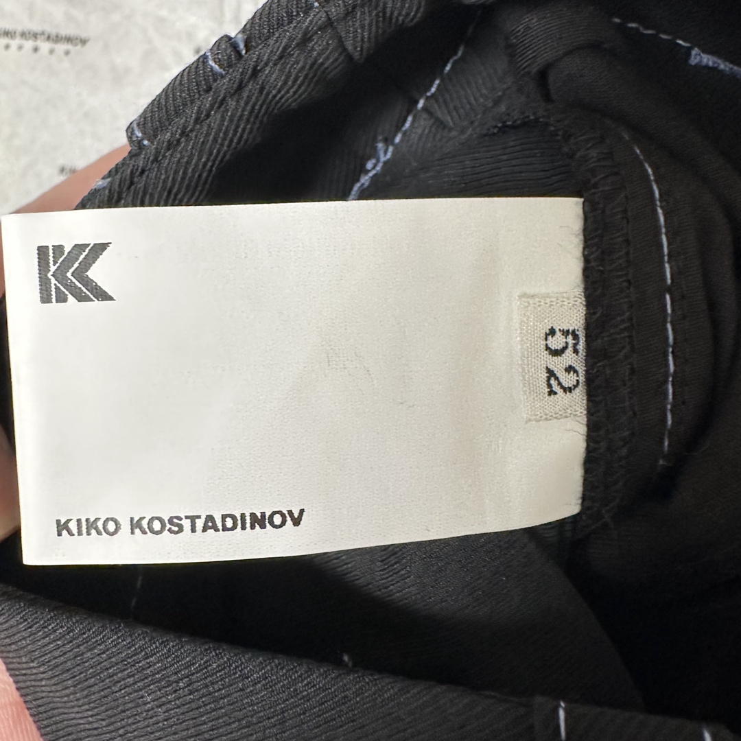 KIKO KOSTADINOV - KK. TROUSER 07 BLACK 52 キココスタディノフ KIKO KOSTADINOV - KK. TROUSER 07 BLACK 52 キココスタディノフ