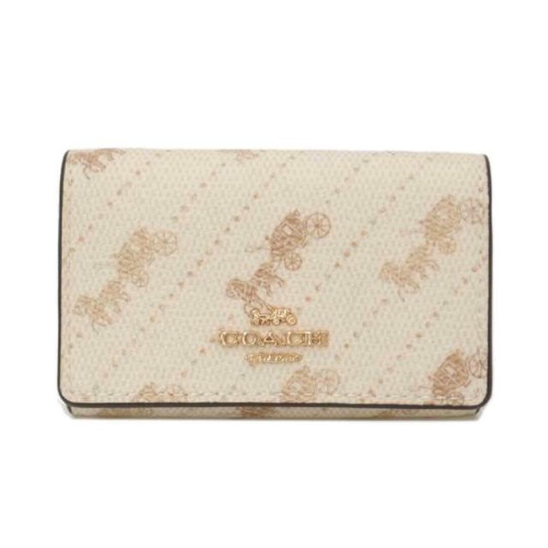 COACH - COACH コーチ/キーリング付 5連キーケース/ホワイト COACH - COACH コーチ/キーリング付 5連キーケース/ホワイト