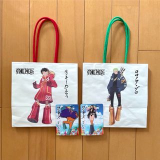ワンピース(ONE PIECE)の銀座 に志かわ　ONE PIECEコラボ 紙袋＆特典カード(カード)