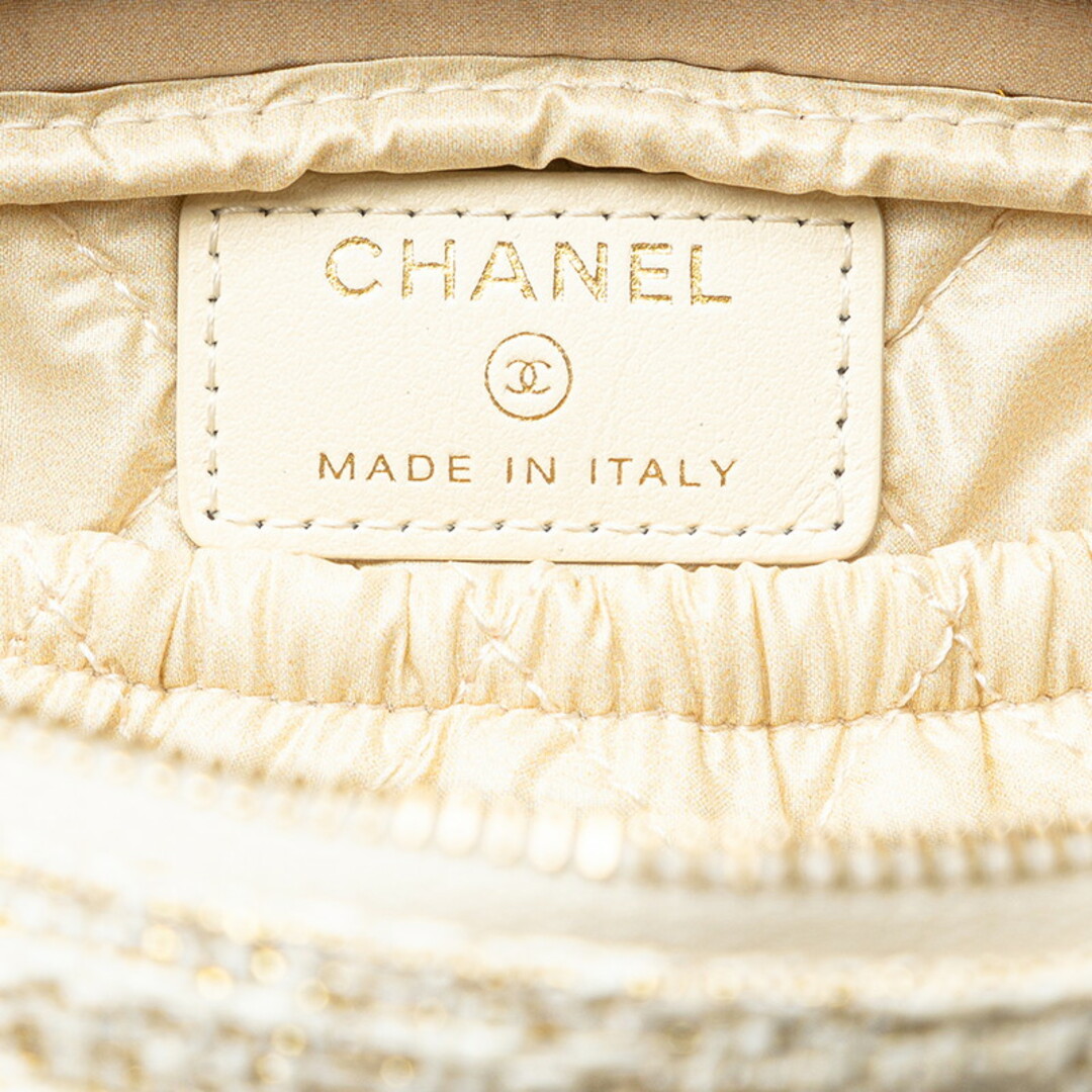 CHANEL - シャネル ドーヴィル ポーチ ツイード レディース CHANEL - シャネル ドーヴィル ポーチ ツイード レディース