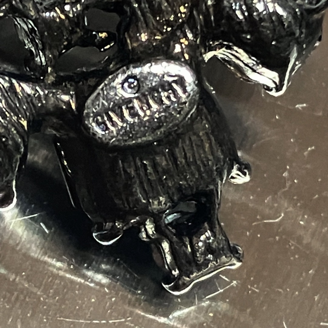 GIVENCHY ジバンシー ビジュー ネックレス 黒x青系 ビーズ GIVENCHY ジバンシー ビジュー ネックレス 黒x青系 ビーズ