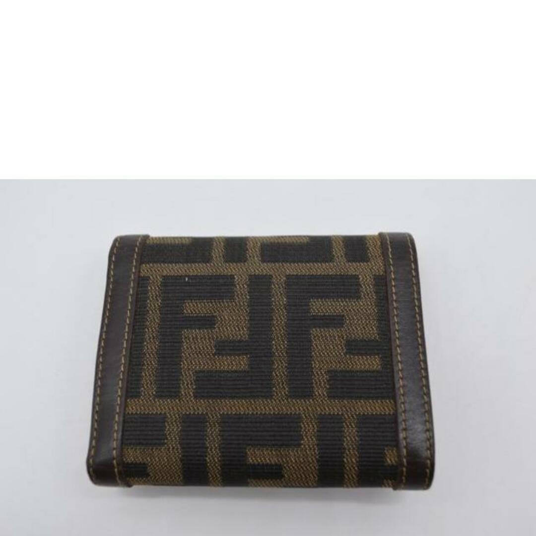 FENDI フェンディ/ズッカラインコンパクトレザー財布/30959/079 FENDI フェンディ/ズッカラインコンパクトレザー財布/30959/079