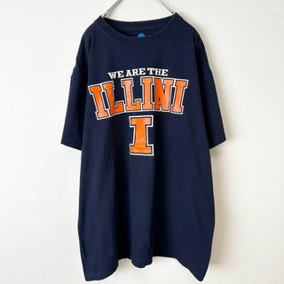ビンテージ　古着　NCAA カレッジプリント　メンズ　半袖Tシャツ　Lサイズ(Tシャツ/カットソー(半袖/袖なし))