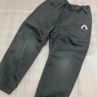 男の子 100 春 秋 冬 長ズボン ワンポイントおにぎり グレー(パンツ/スパッツ)