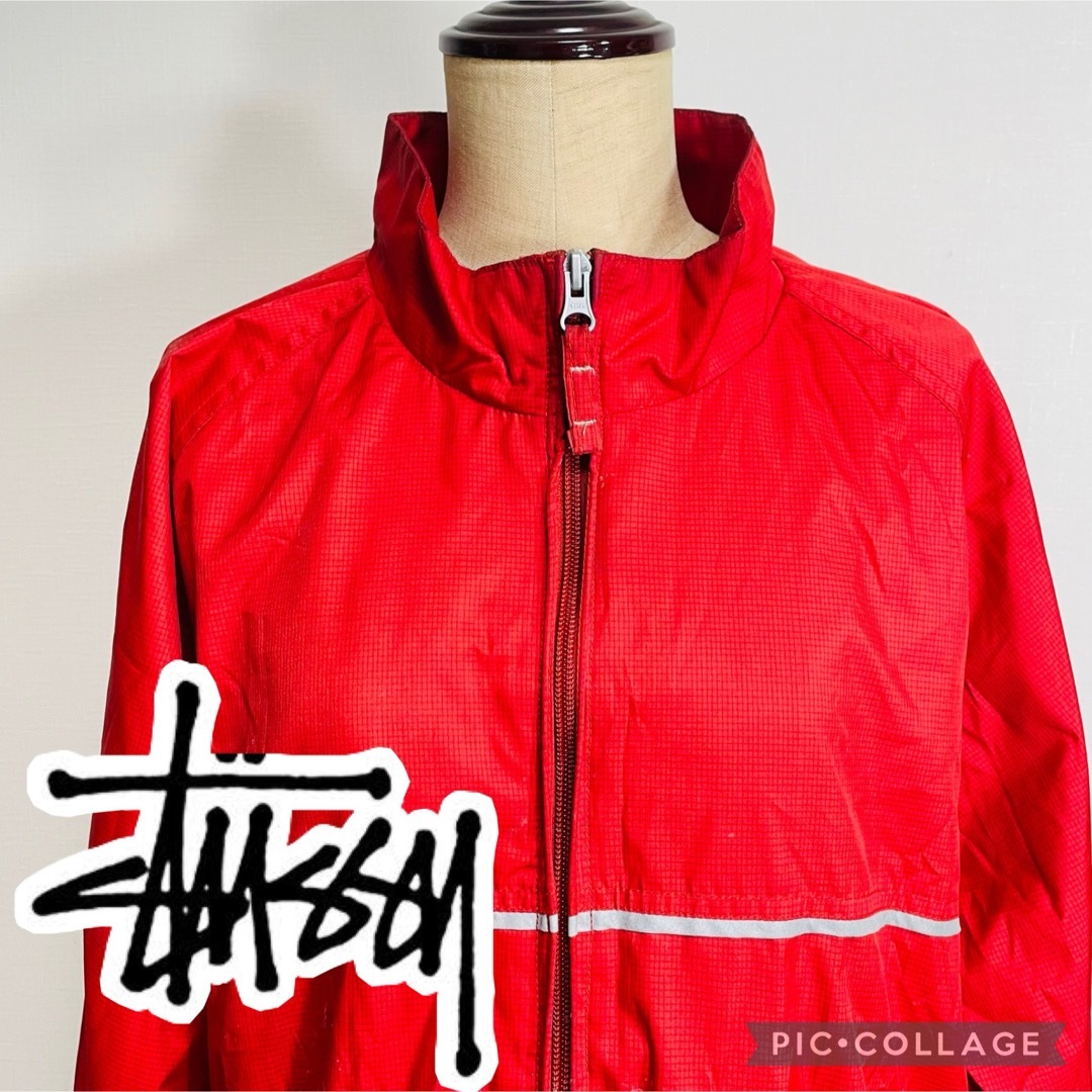 STUSSY - ステューシー ナイロンジャケット◎90s ダウン STUSSY - ステューシー ナイロンジャケット◎90s ダウン