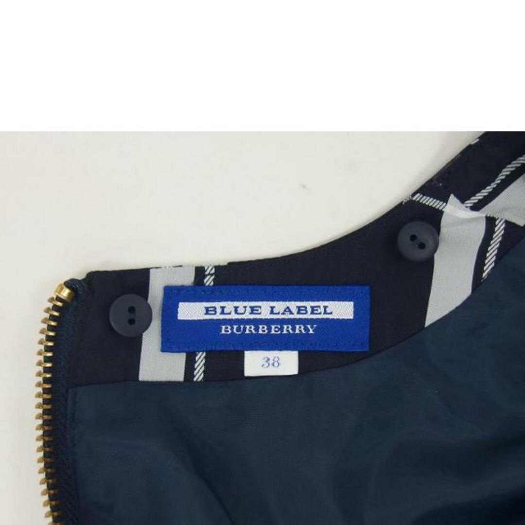 BURBERRY バーバリー/BLUE LABELチェック柄ワンピース/ネイビー BURBERRY バーバリー/BLUE LABELチェック柄ワンピース/ネイビー