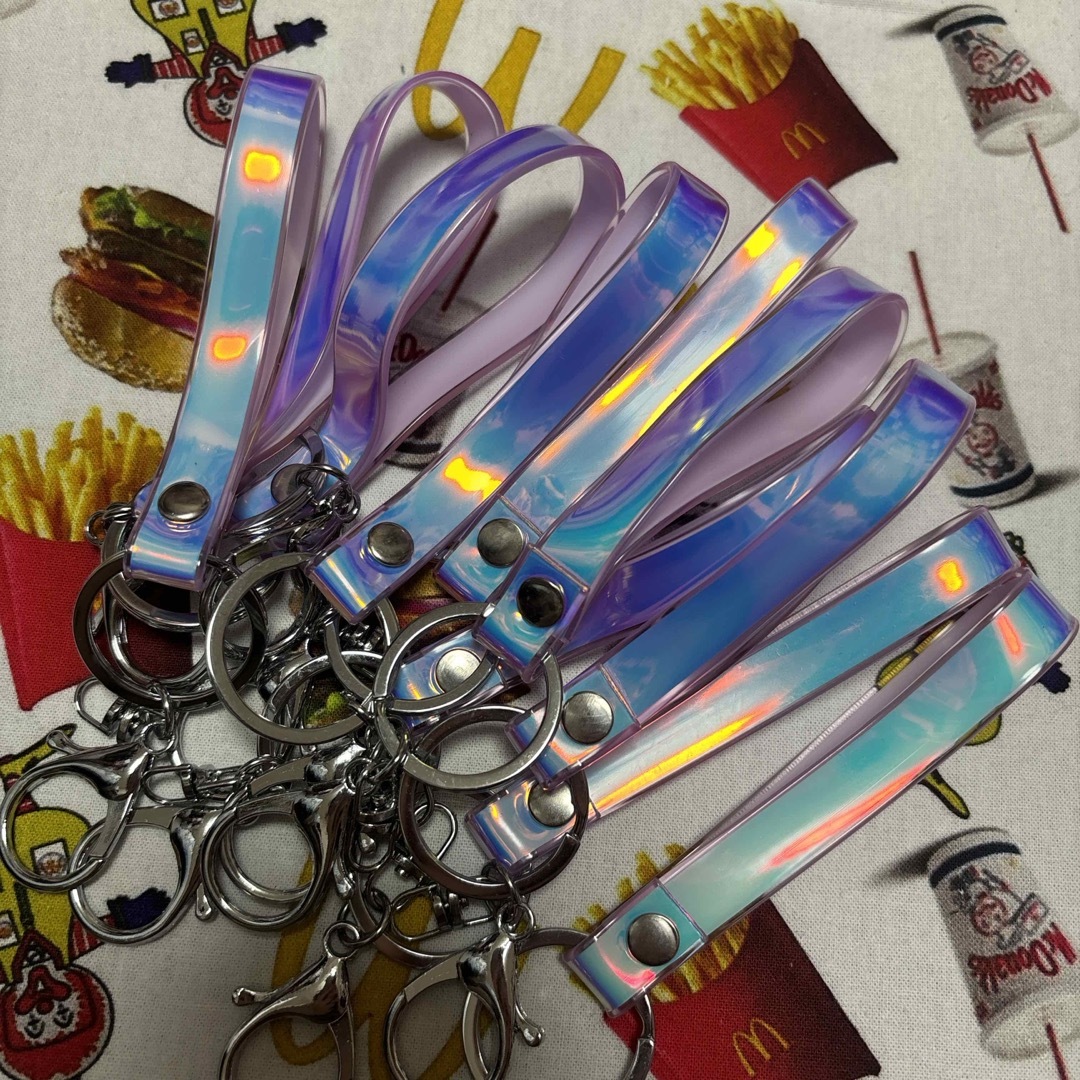 キーホルダー ストラップ オーロラ レディースのファッション小物(キーホルダー)の商品写真