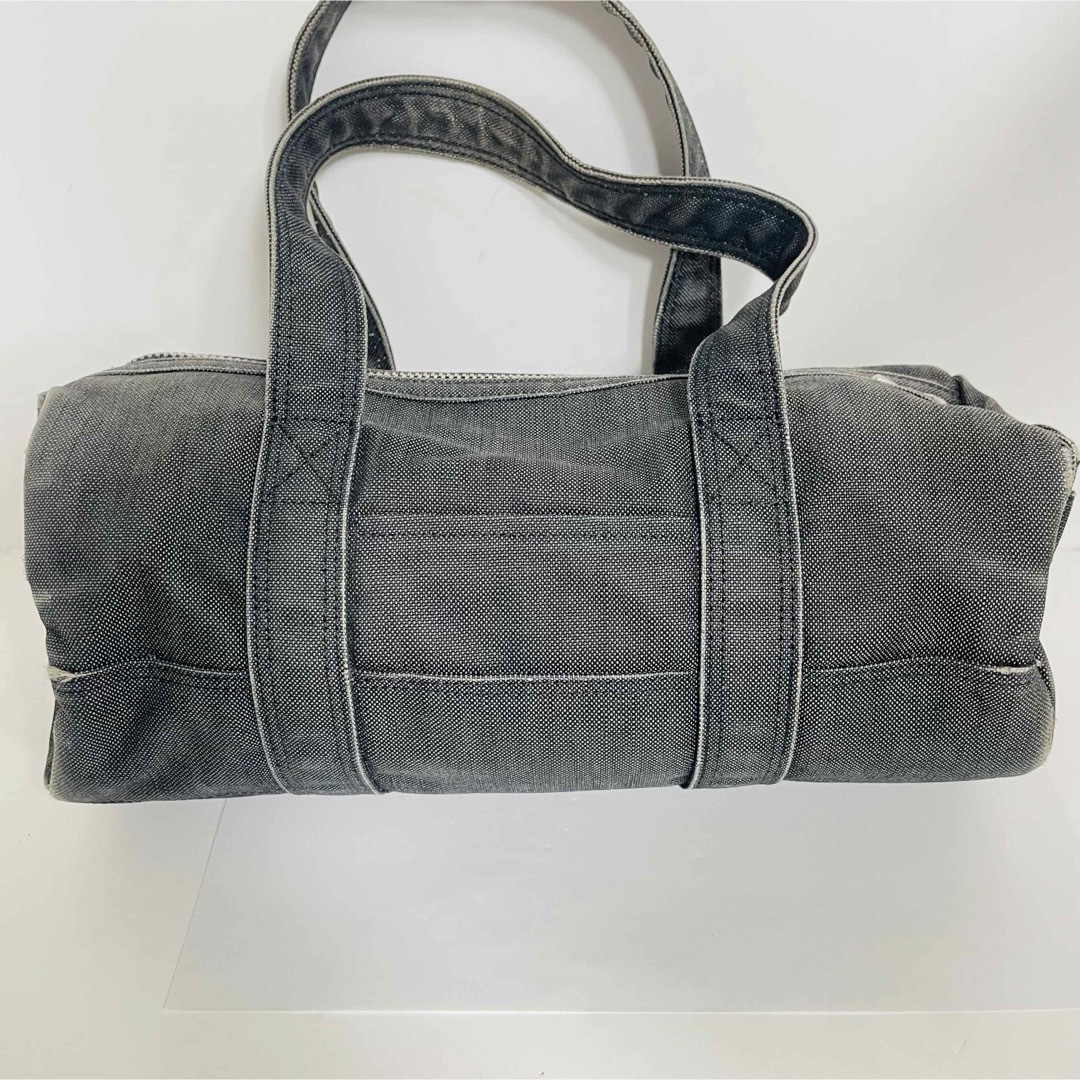 PORTER - ポーター ハンドバッグ◎ボストンバッグ 丸型 デニム PORTER - ポーター ハンドバッグ◎ボストンバッグ 丸型 デニム