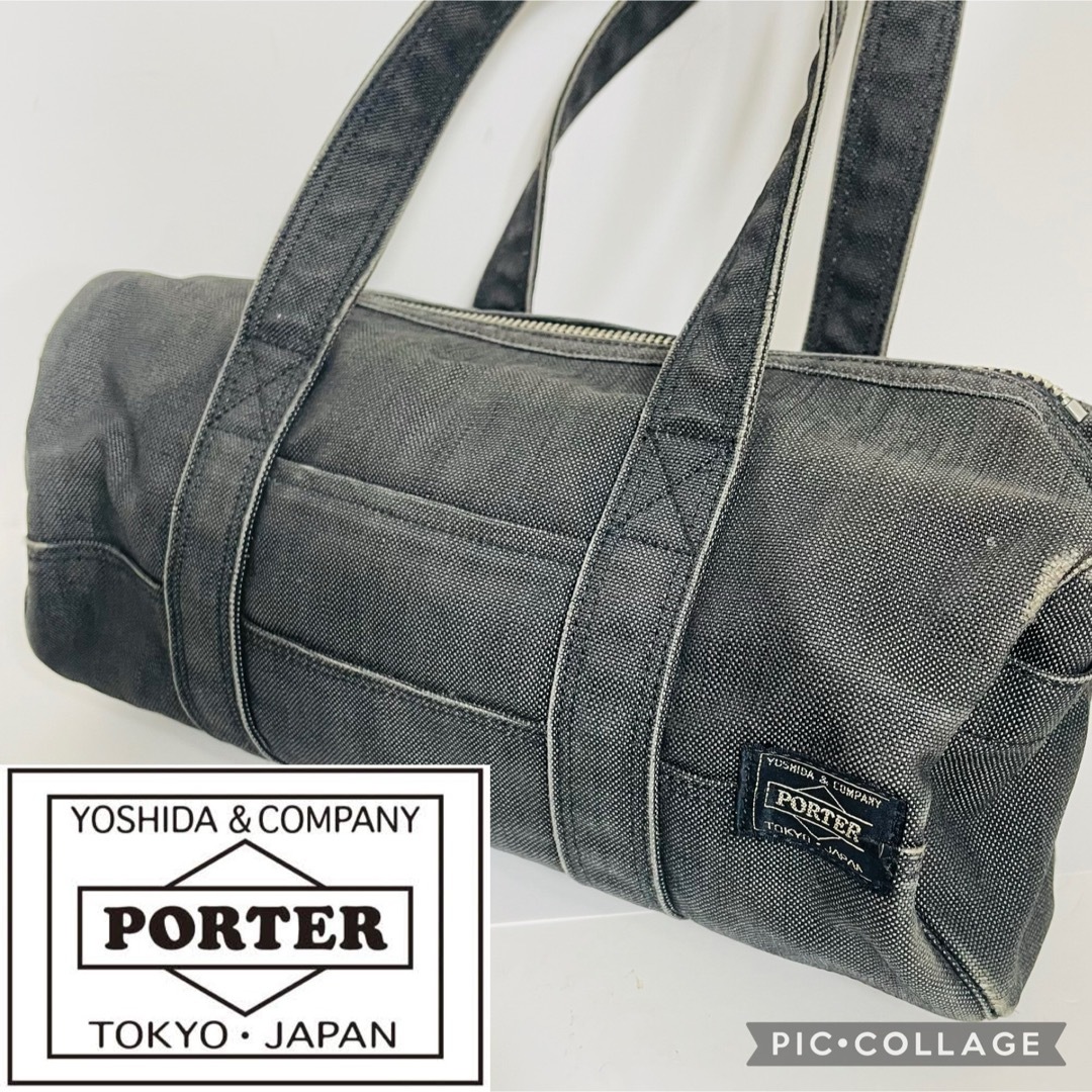 PORTER ポーター ボストンバッグ 丸型 タンカー PORTER ポーター ボストンバッグ 丸型 タンカー