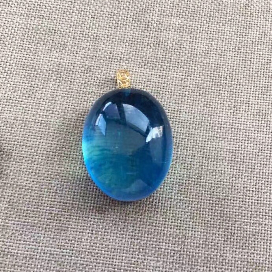 ⭐︎【高級】天然 アクアマリン ペンダントトップ k18 9.5g ⭐︎【高級】天然 アクアマリン ペンダントトップ k18 9.5g
