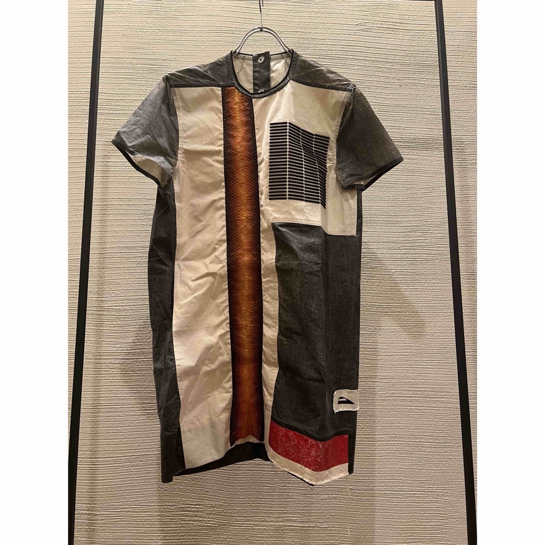 rick owens リックオウエンス パイソン レザー tシャツ 16ss rick owens リックオウエンス パイソン レザー tシャツ 16ss