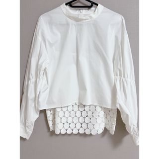 LE CIEL BLEU - 【美品】LE CIEL BLEU ドットレースレイヤード LE CIEL BLEU - 【美品】LE CIEL BLEU ドットレースレイヤード