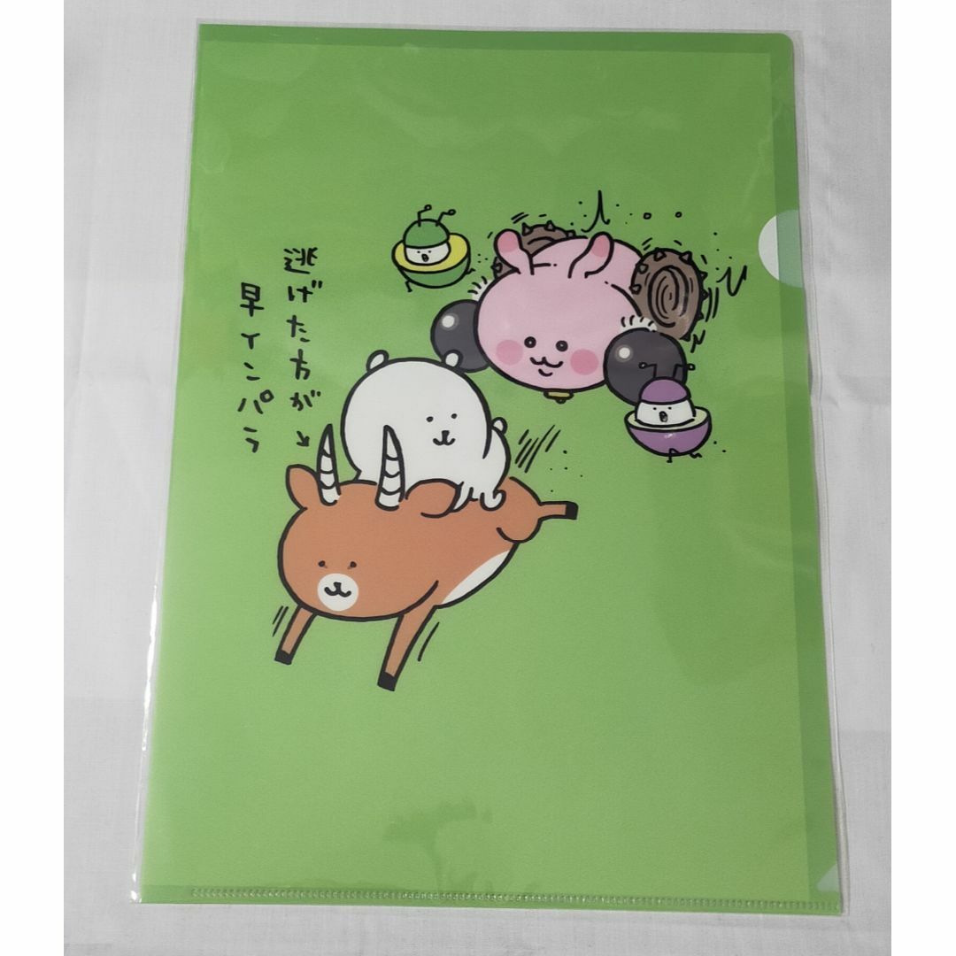 ◇ちいかわ×ナガノのくま◇逃げた方が早インパラ A4クリア ◇ちいかわ×ナガノのくま◇逃げた方が早インパラ A4クリア