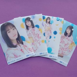 ノギザカフォーティーシックス(乃木坂46)の853. 遠藤さくら 2020.July-Ⅱ 生写真4種(アイドルグッズ)