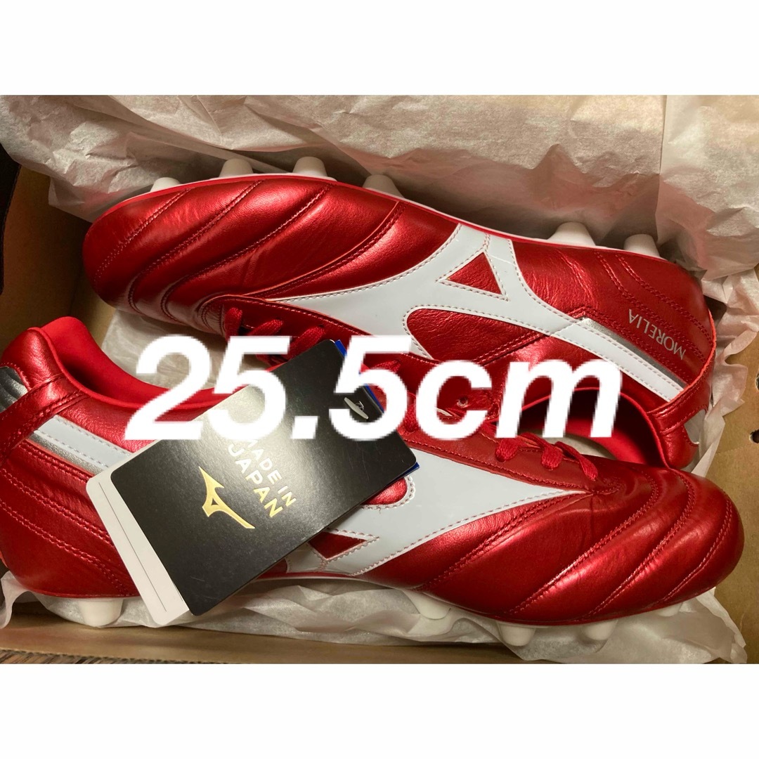 ミズノ モレリア II JAPAN レッド 25.5cm ミズノ モレリア II JAPAN レッド 25.5cm