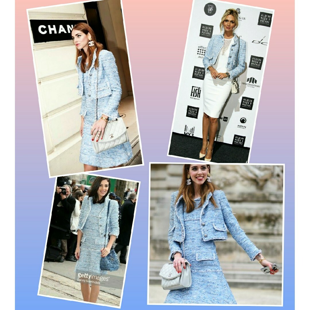 CHANEL - シャネル❤️綺麗なツイード ジャケット❤️CoCoマーク CHANEL - シャネル❤️綺麗なツイード ジャケット❤️CoCoマーク
