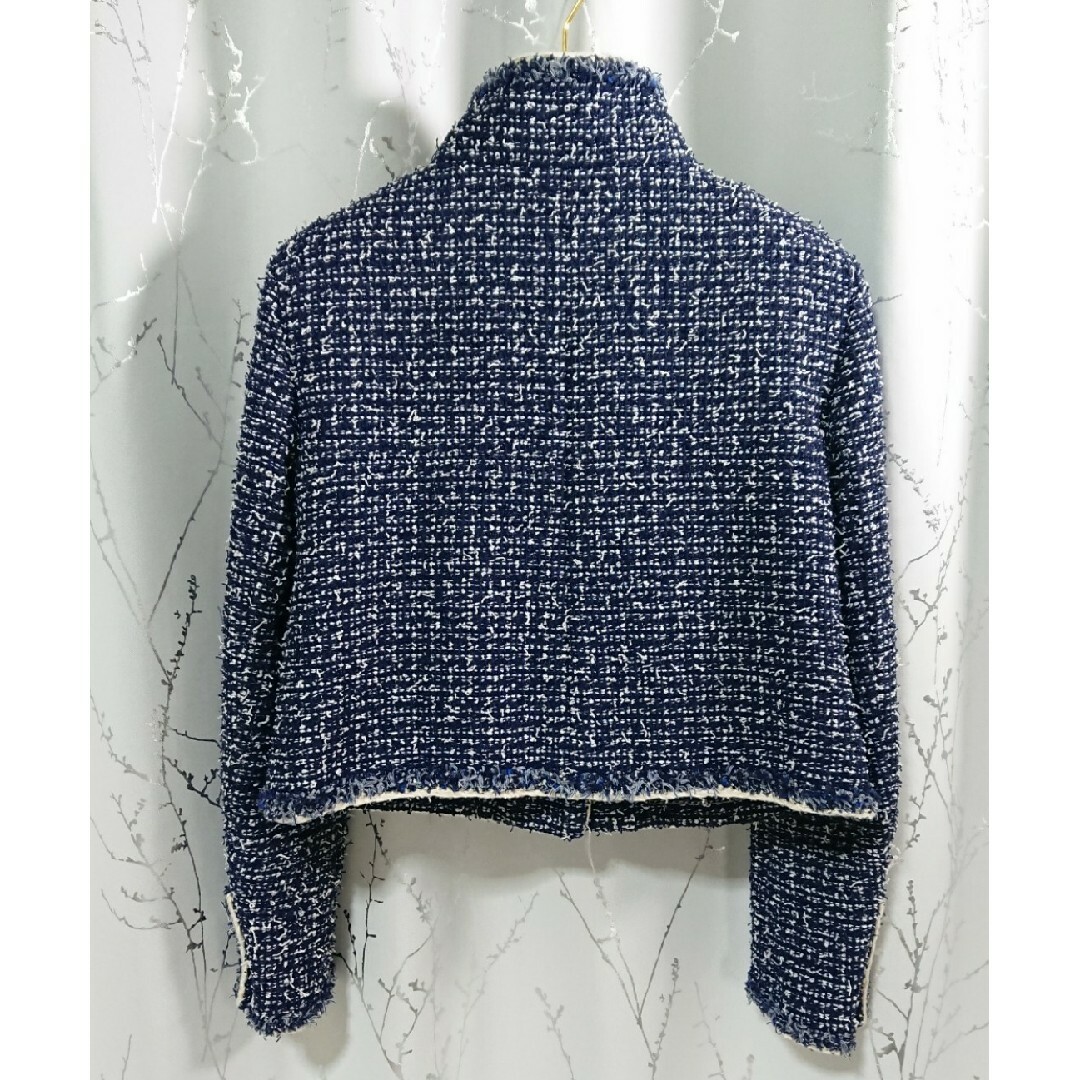 CHANEL - シャネル❤️綺麗なツイード ジャケット❤️CoCoマーク CHANEL - シャネル❤️綺麗なツイード ジャケット❤️CoCoマーク