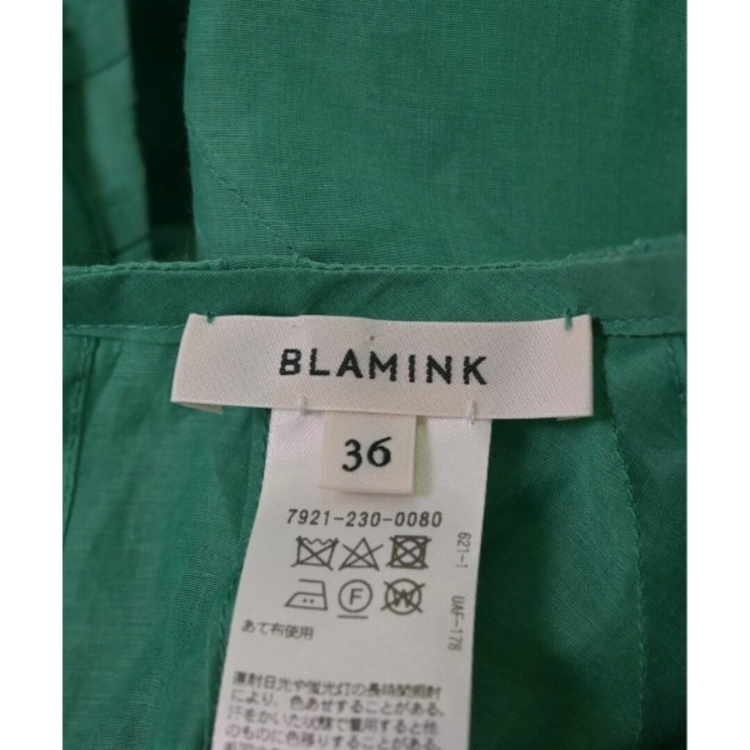 BLAMINK ブラミンク ブラウス 36(S位) 緑 【古着】 BLAMINK ブラミンク ブラウス 36(S位) 緑 【古着】