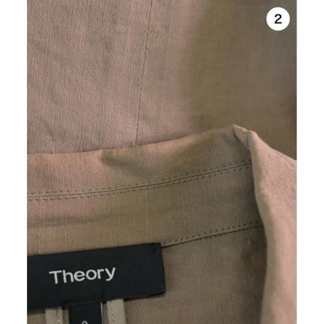 Theory - Theory セオリー カジュアルジャケット 0(S位) 茶系
