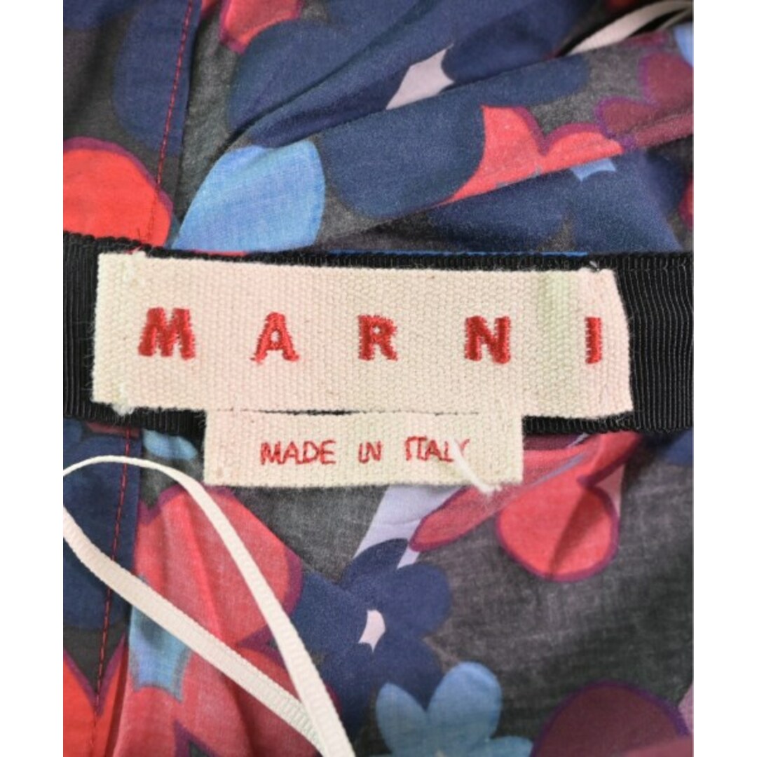 MARNI マルニ ロング・マキシ丈スカート 38(S位) 紺x赤x青等(花 MARNI マルニ ロング・マキシ丈スカート 38(S位) 紺x赤x青等(花