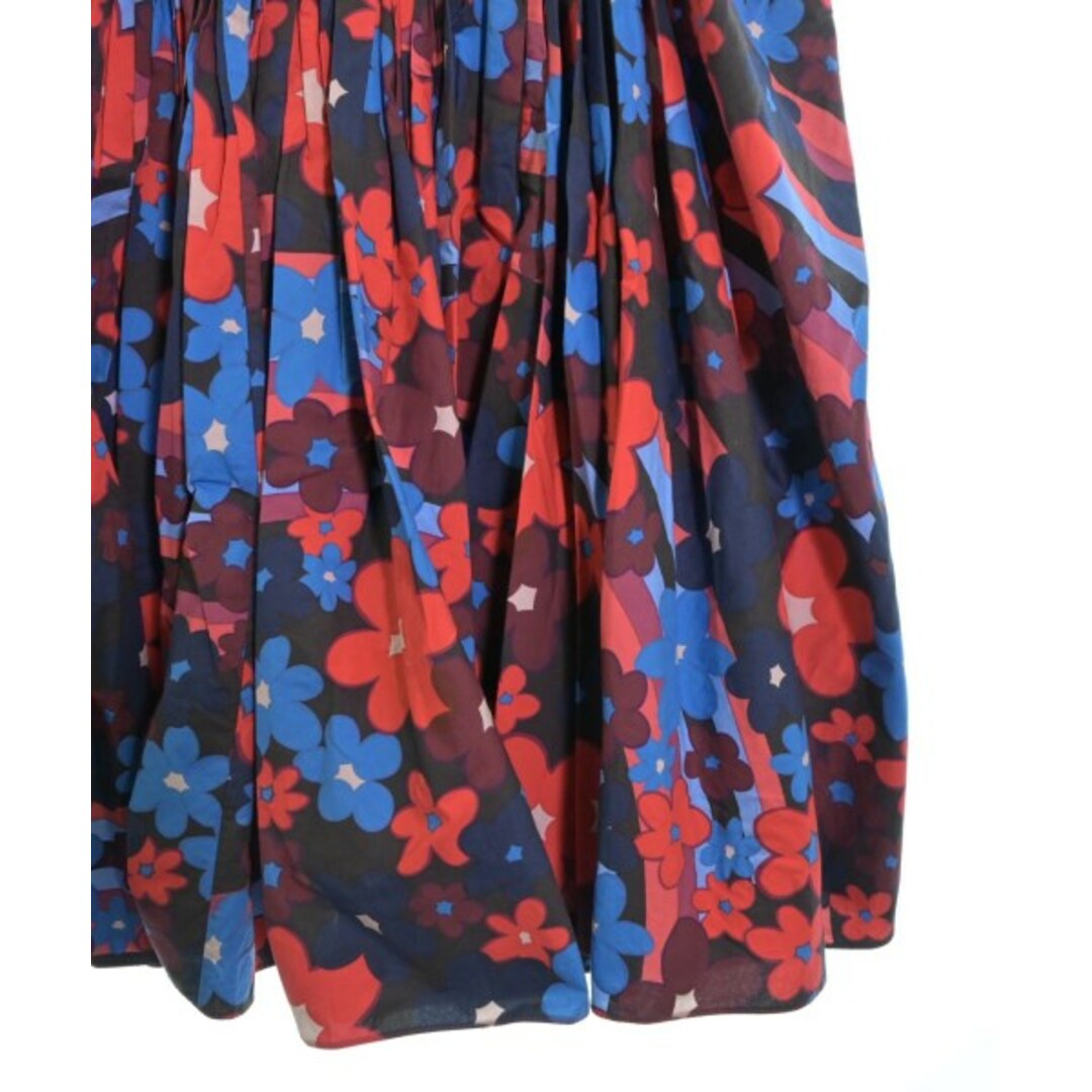 MARNI マルニ ロング・マキシ丈スカート 38(S位) 紺x赤x青等(花 MARNI マルニ ロング・マキシ丈スカート 38(S位) 紺x赤x青等(花