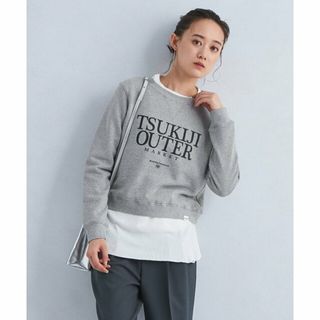 ユナイテッドアローズグリーンレーベルリラクシング(UNITED ARROWS green label relaxing)の【LT.GRAY】<Tanacana>ロゴ スウェット プルオーバー(トレーナー/スウェット)