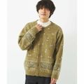 【YELLOW】【L】<ELEPHANT BRAND>ソウガラ クルーネック カーディガン