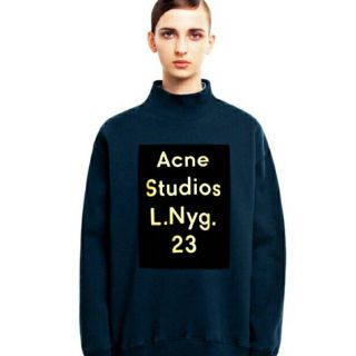 acne studios ロゴスウェット