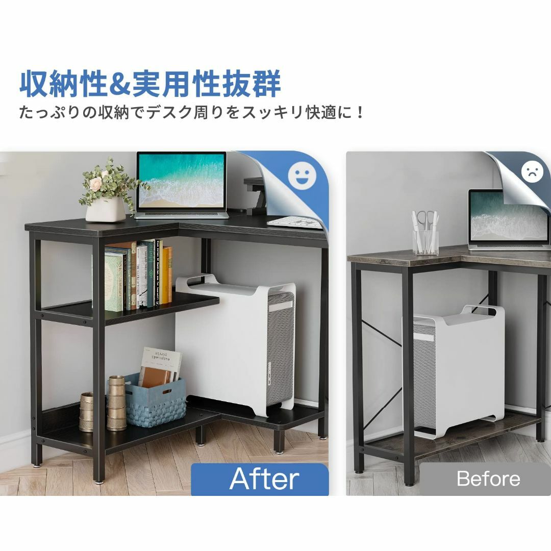 色:ブラック】ODK l字デスク パソコンデスク L字型 ゲーミング 色:ブラック】ODK l字デスク パソコンデスク L字型 ゲーミング