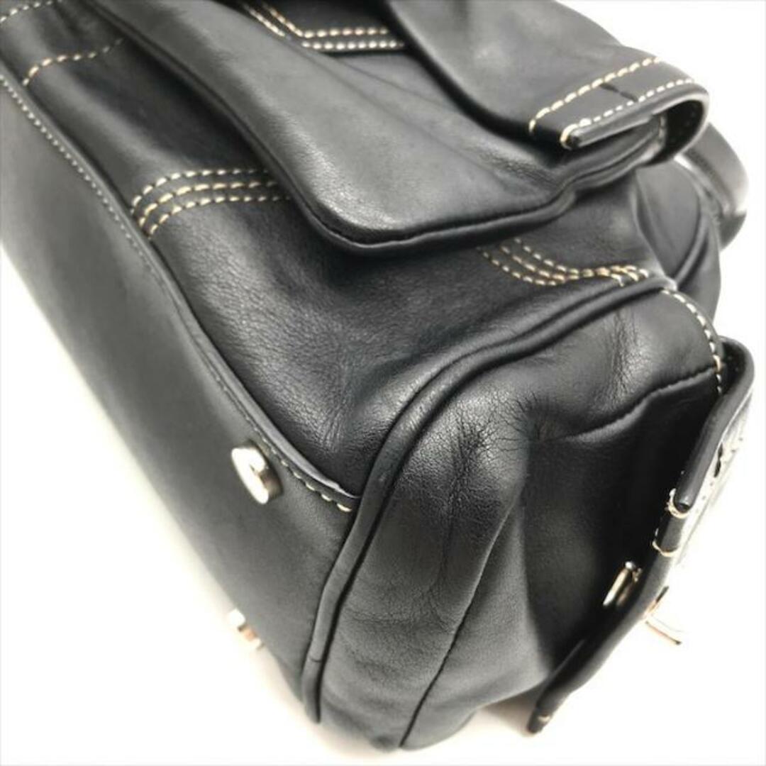 COACH - 良品 COACH コーチ レザー ステッチ ハンド レディース COACH - 良品 COACH コーチ レザー ステッチ ハンド レディース