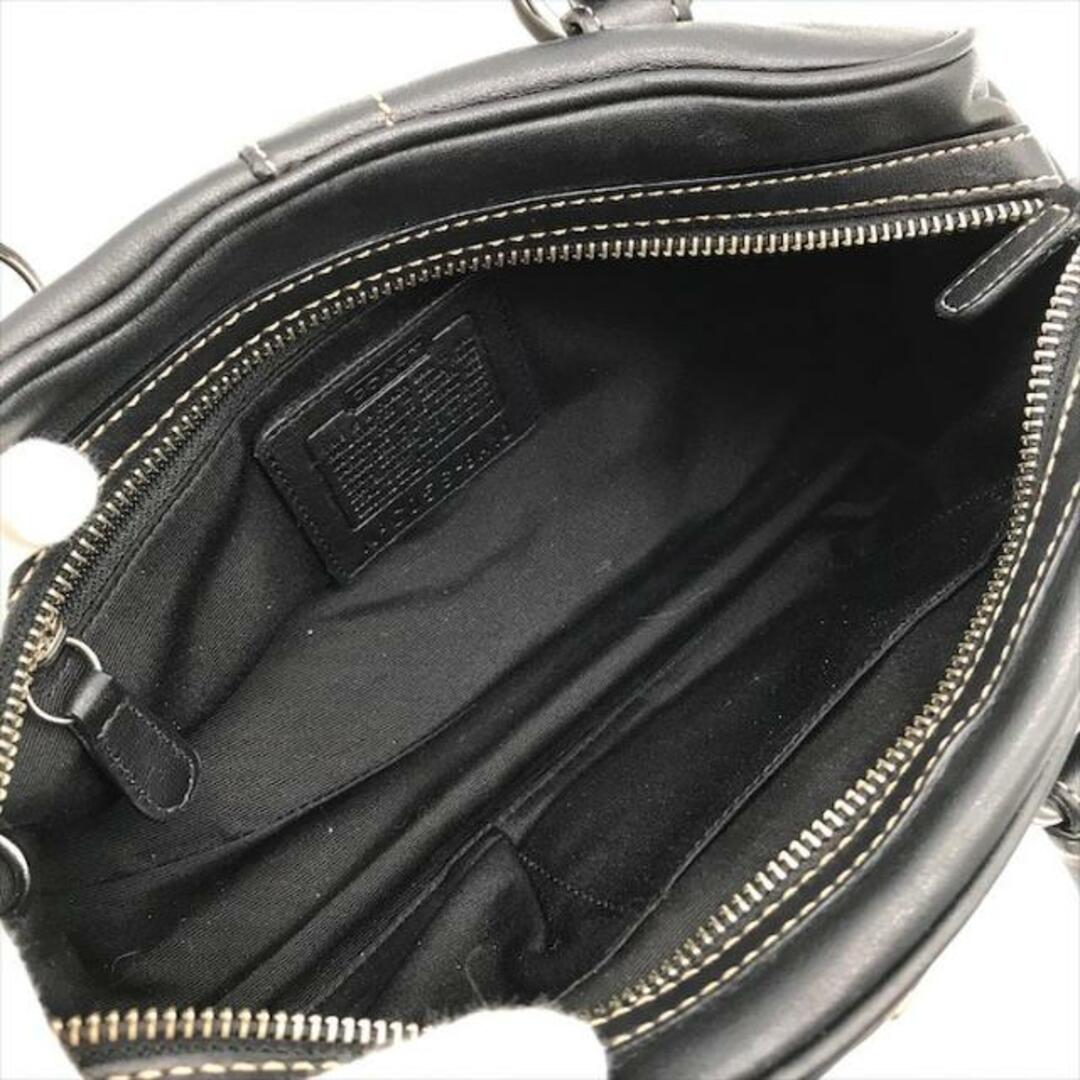 COACH - 良品 COACH コーチ レザー ステッチ ハンド レディース COACH - 良品 COACH コーチ レザー ステッチ ハンド レディース