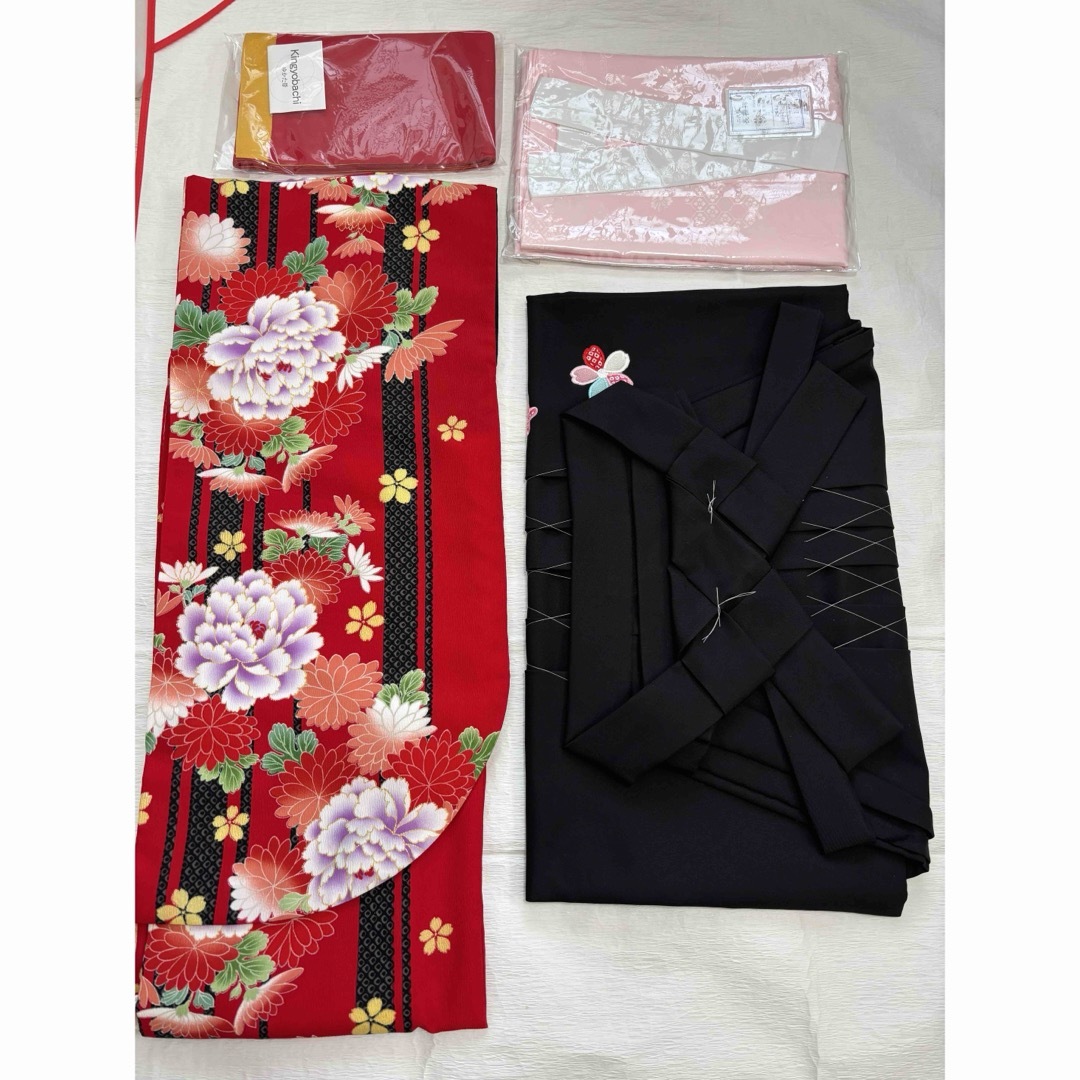 Kansai Yamamoto - 寛斎ブランド二尺袖着物 & 袴刺繍入りLL Kansai Yamamoto - 寛斎ブランド二尺袖着物 & 袴刺繍入りLL