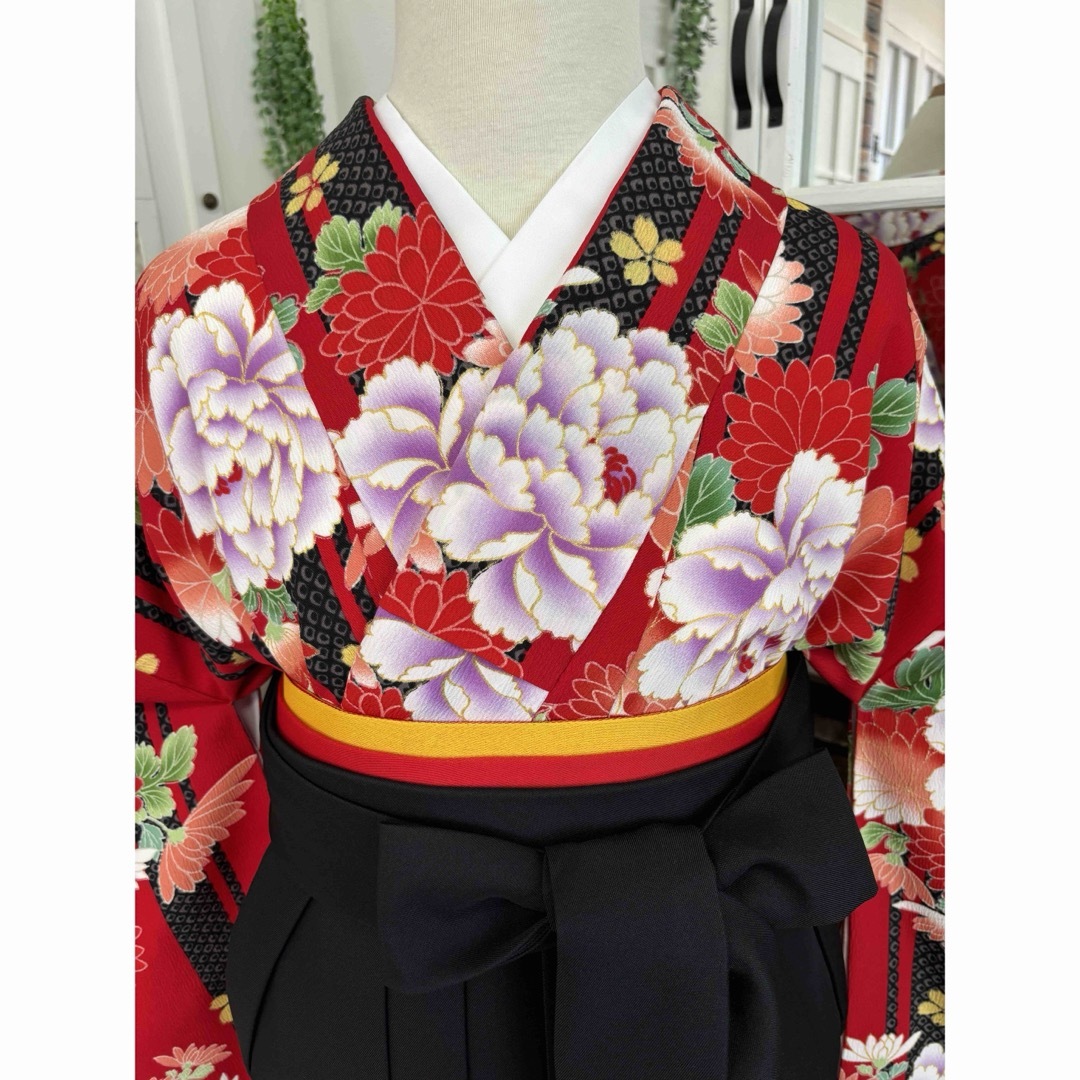 Kansai Yamamoto - 寛斎ブランド二尺袖着物 & 袴刺繍入りLL Kansai Yamamoto - 寛斎ブランド二尺袖着物 & 袴刺繍入りLL