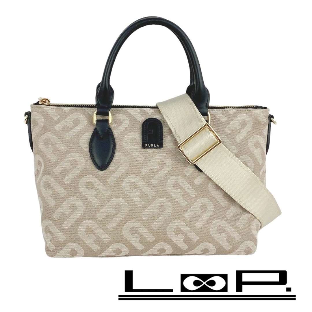 □未使用□ フルラ 2WAY ハンド ショルダー バッグ キャンバス □未使用□ フルラ 2WAY ハンド ショルダー バッグ キャンバス