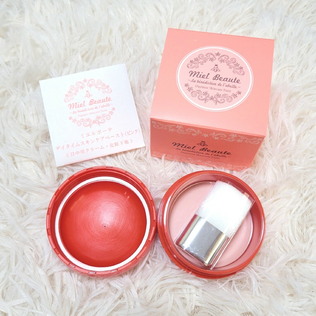 新品】ミエルボーテ デイタイムスキンケアペースト(ピンク) 25g 新品】ミエルボーテ デイタイムスキンケアペースト(ピンク) 25g