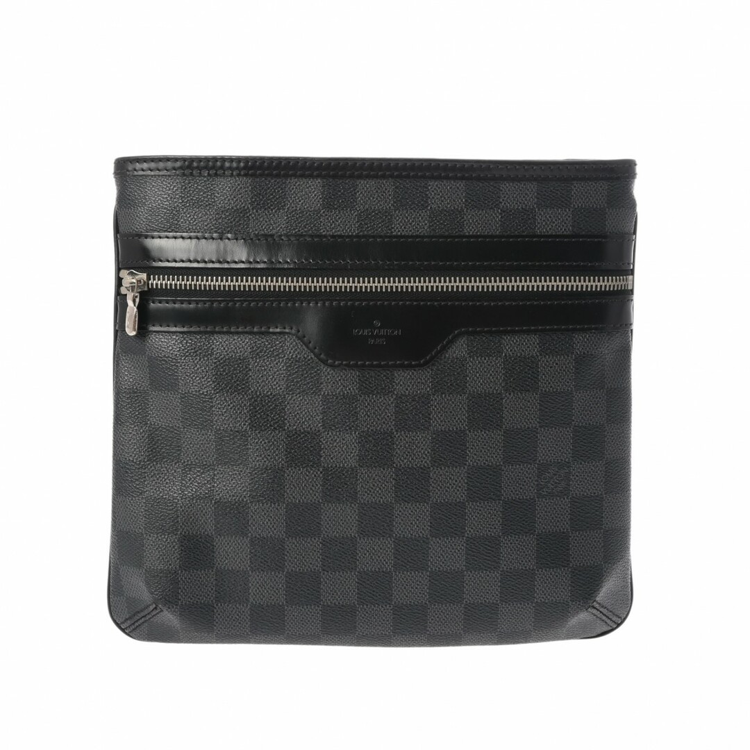 LOUIS VUITTON - ルイヴィトン ダミエグラフィット トマス ショルダーバッグ 黒/グレー