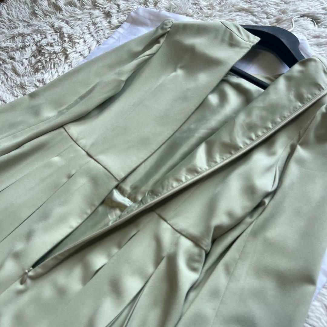 CELFORD - 【美品】CELFORD ロングワンピース ライトグリーン CELFORD - 【美品】CELFORD ロングワンピース ライトグリーン