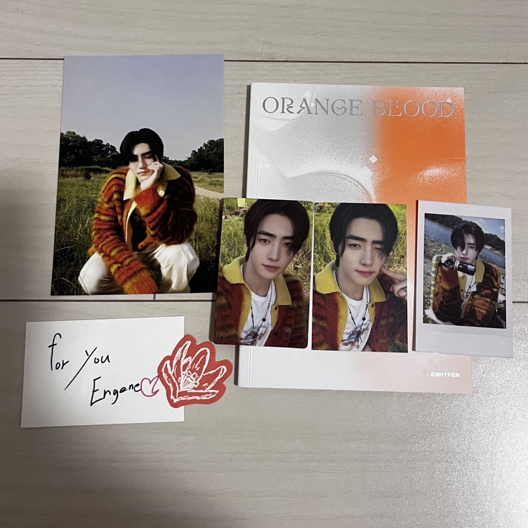 ENHYPEN - ソンフン セット ORANGEBLOOD ENGENE トレカ ユニバ ENHYPEN - ソンフン セット ORANGEBLOOD ENGENE トレカ ユニバ