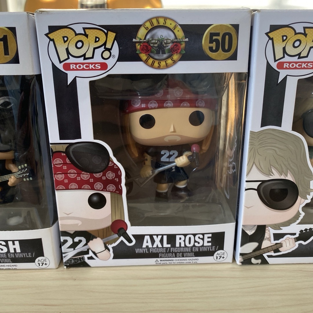 FUNKO ガンズアンドローゼズ フィギュア3点セット FUNKO ガンズアンドローゼズ フィギュア3点セット