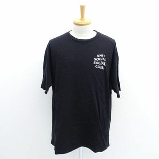 ANTI SOCIAL SOCIAL CLUB / アンチソーサルソーシャルクラブ ◆Tシャツ/半袖/ロゴ/ブラック/サイズXXL 【メンズ/MEN/男性/ボーイズ/紳士】 メンズファッション【中古】 [0220497041](Tシャツ/カットソー(半袖/袖なし))