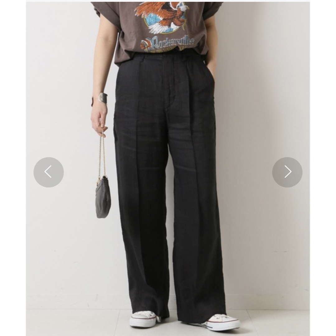 Spick&Span スピック&スパン ハイブリッドクロスワンタックパンツ Spick&Span スピック&スパン ハイブリッドクロスワンタックパンツ