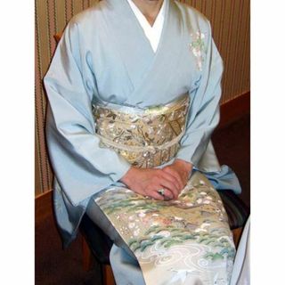 切らずに作る 付け帯 (作り帯）二重太鼓　の作り方の説明書◆袋帯 訪問着(帯)