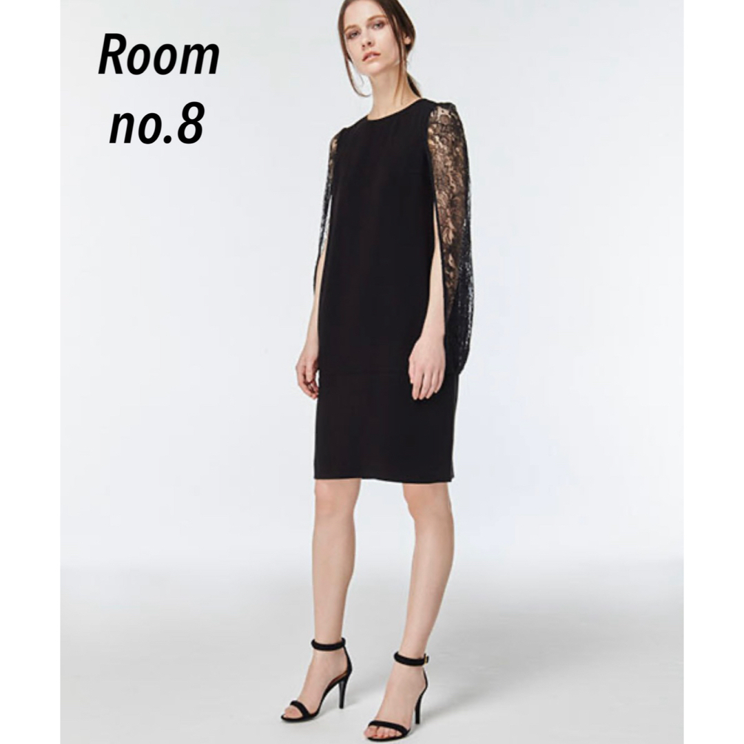 Room no.8 ルームエイト レースショールドレス ワンピース Room no.8 ルームエイト レースショールドレス ワンピース