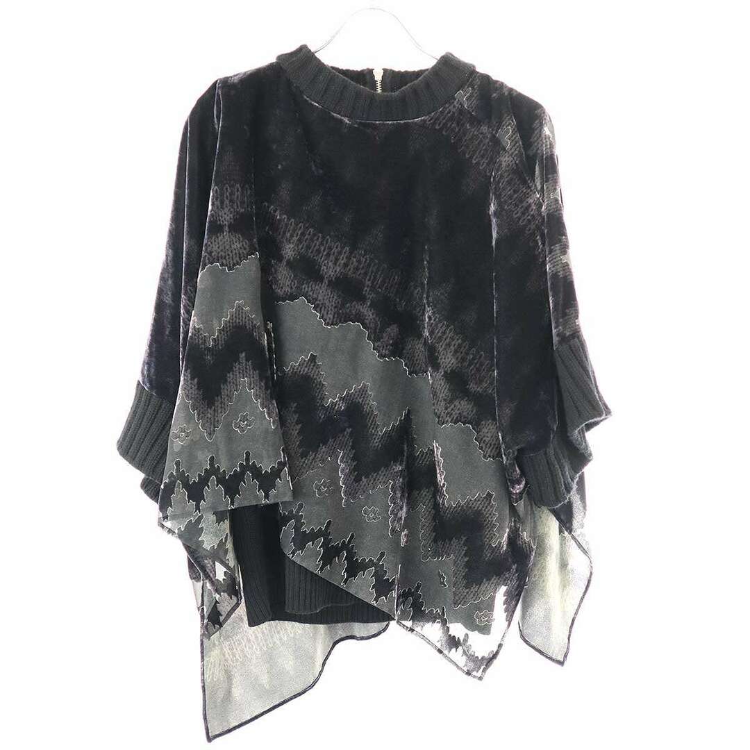sacai - sacai サカイ 20AW ベルベットジャガードレイヤード sacai - sacai サカイ 20AW ベルベットジャガードレイヤード