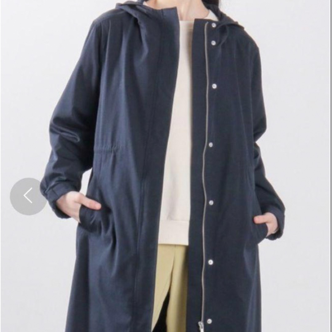 フード付き アウター ネイビー フード付き アウター ネイビー