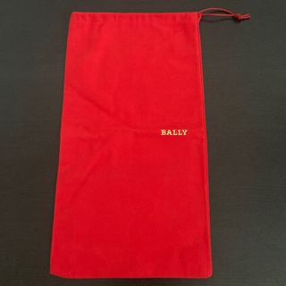 バリー(Bally)のBALLY 赤色　バッグ収納用袋　布バック　布袋　巾着(ショップ袋)