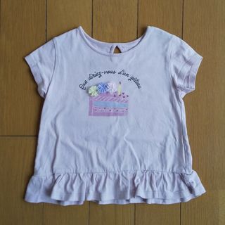 ベベ(BeBe)の【夏物sale】BeBe (ベベ) Tシャツ 110 女の子用(Tシャツ/カットソー)