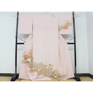 平和屋着物■訪問着　花鳥文　暈し染め　逸品　DAAD4432we(着物)