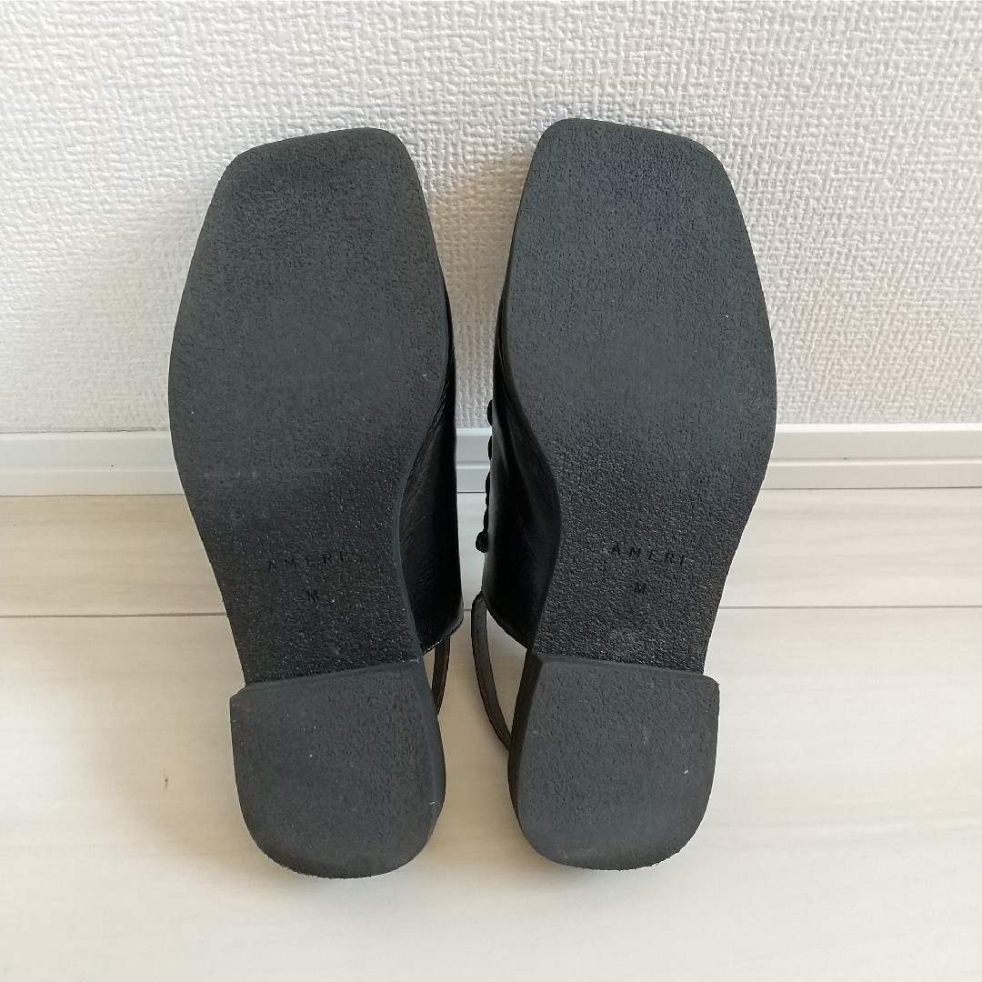627)Ameri VINTAGE BUNDLING SANDAL ブラックMの通販 by snow 627)Ameri VINTAGE BUNDLING SANDAL ブラックMの通販 by snow