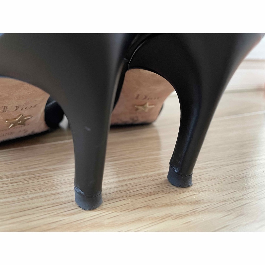 Dior - Dior ディオール ミュール パンプス 35.5 ブラックの通販 Dior - Dior ディオール ミュール パンプス 35.5 ブラックの通販